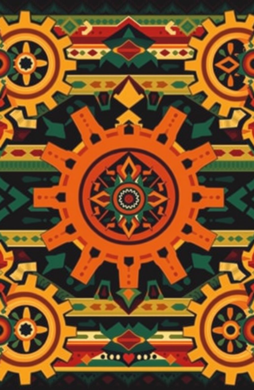 Tribal Gear Wallpaper