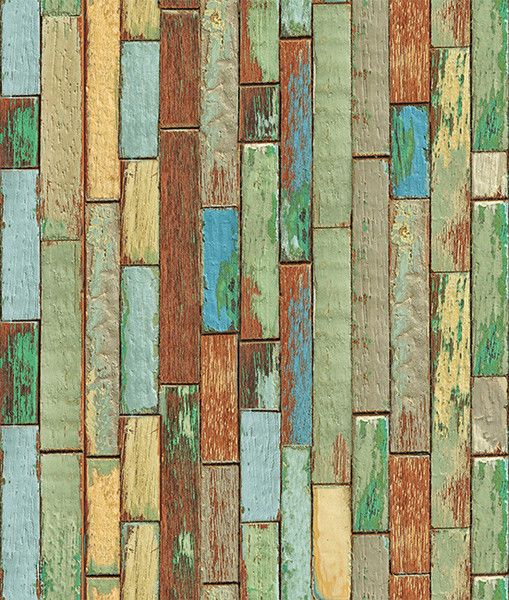 Recycled Timber Boutique Faux Wallpaper Design By Milton King