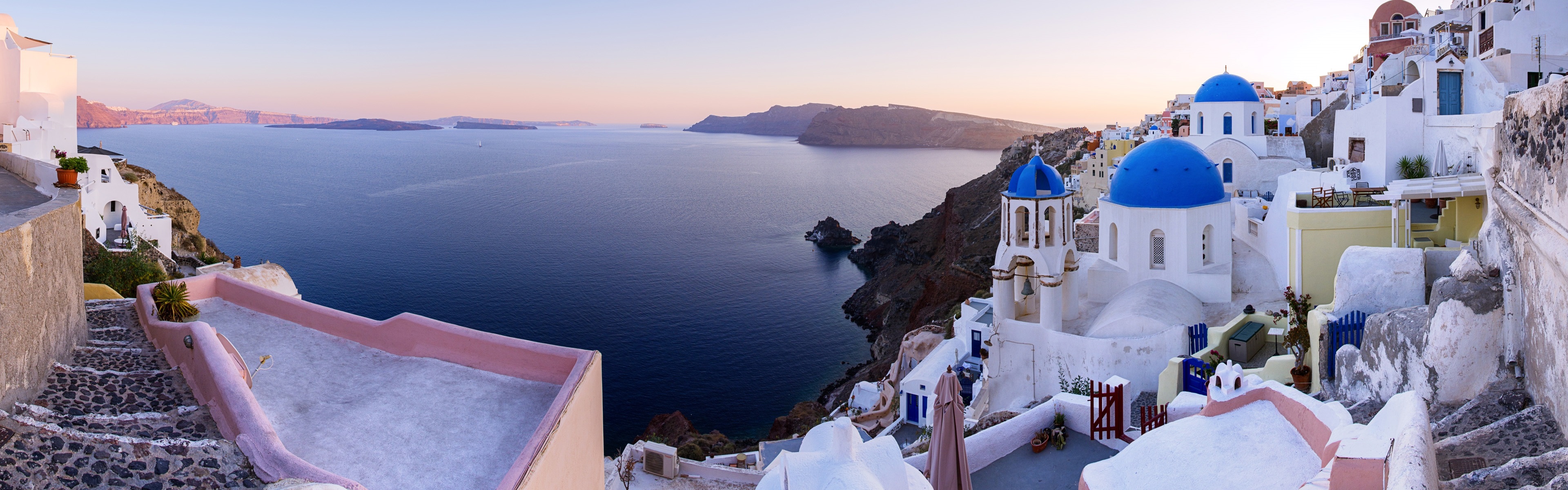 Santorini Wallpaper On