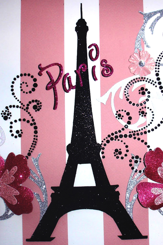 Download Pink Paris Tower From Balcony Wallpaper  Wallpaperscom