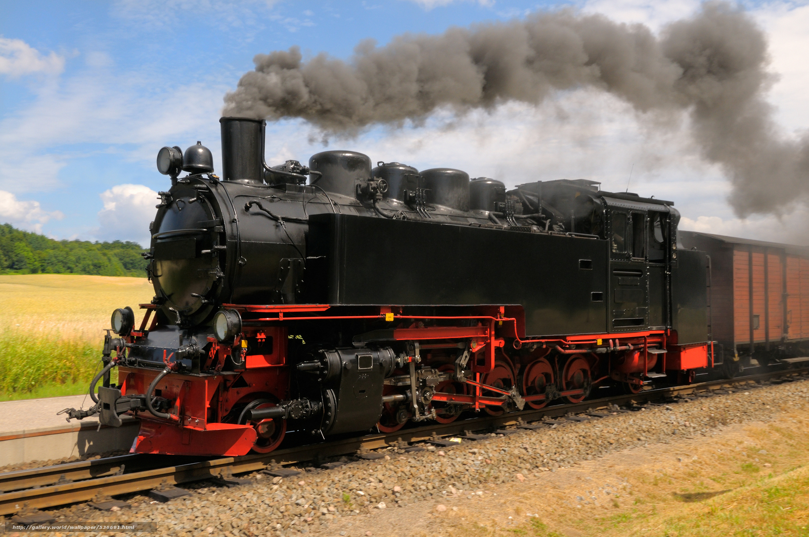 Download wallpaper Steam train locomotive free desktop wallpaper in