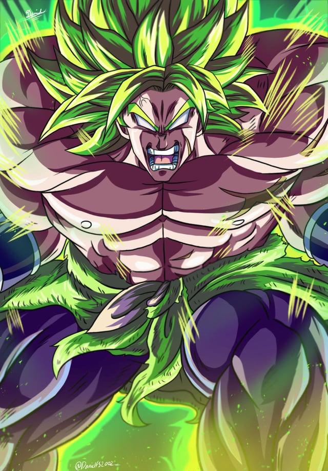 Broly Vs Hulk Another Old Drawing I Did Months Ago Of On My