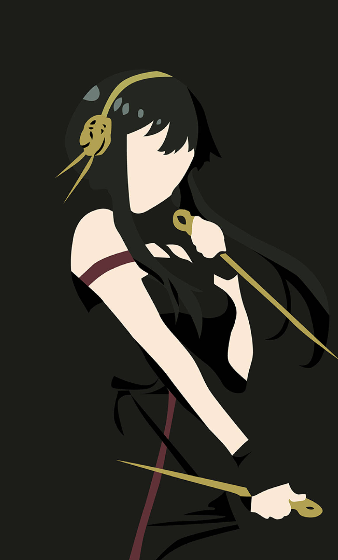 Aesthetic Anime Girl iPhone Wallpaper