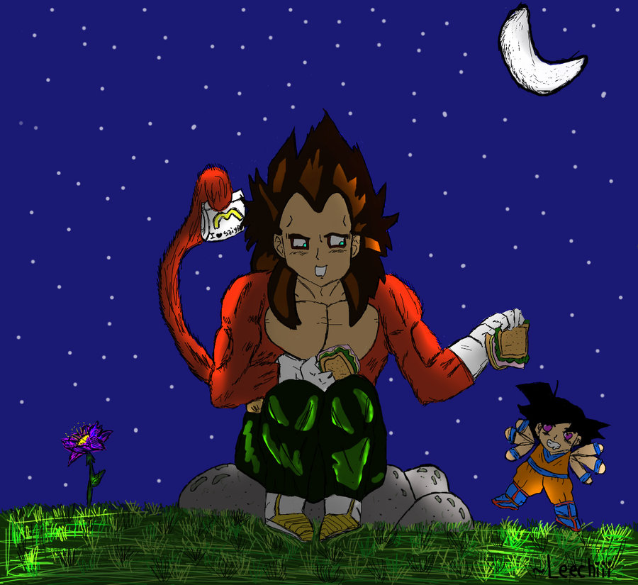 Vegeta Ss4 And Goku By Leechiii