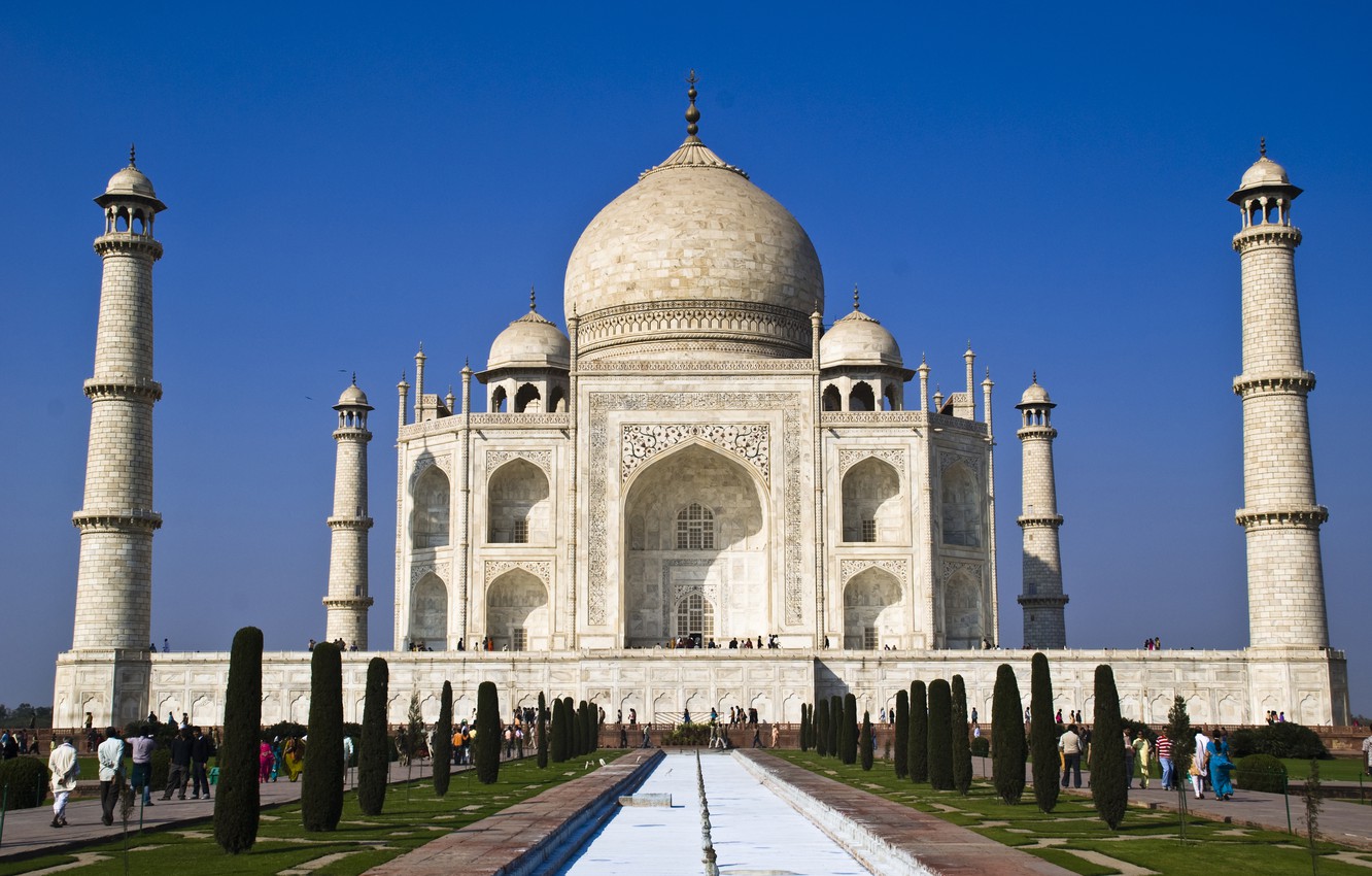 Wallpaper Taj Mahal India Tourism Site Image For Desktop