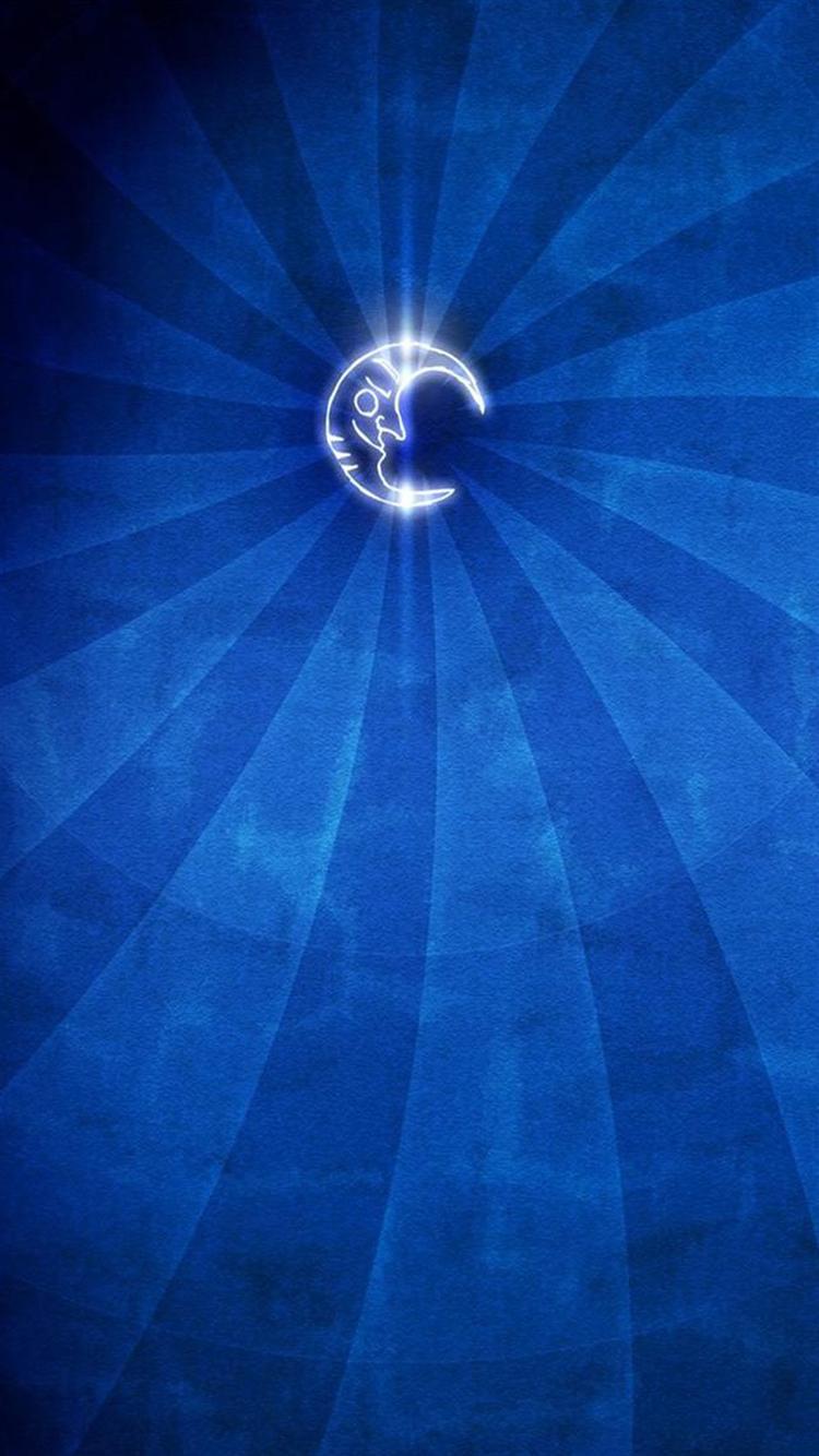 For Your iPhone HD Blue Moon Wallpaper
