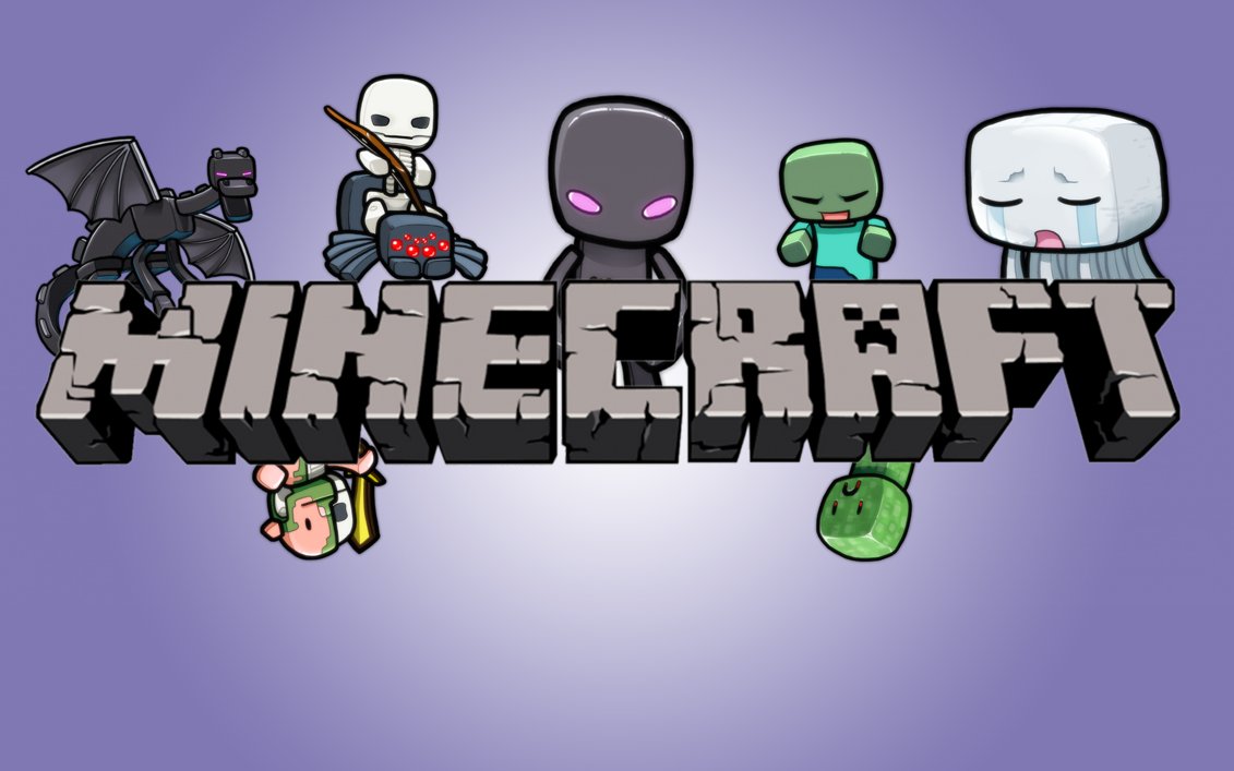 Minecraft Cartoon Wallpapers [15 colors] by Gamex101 on