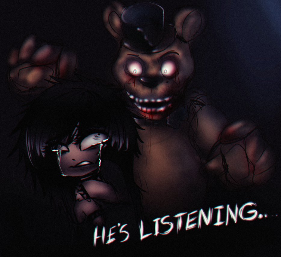 FNAF Hes Listening by miss mixi