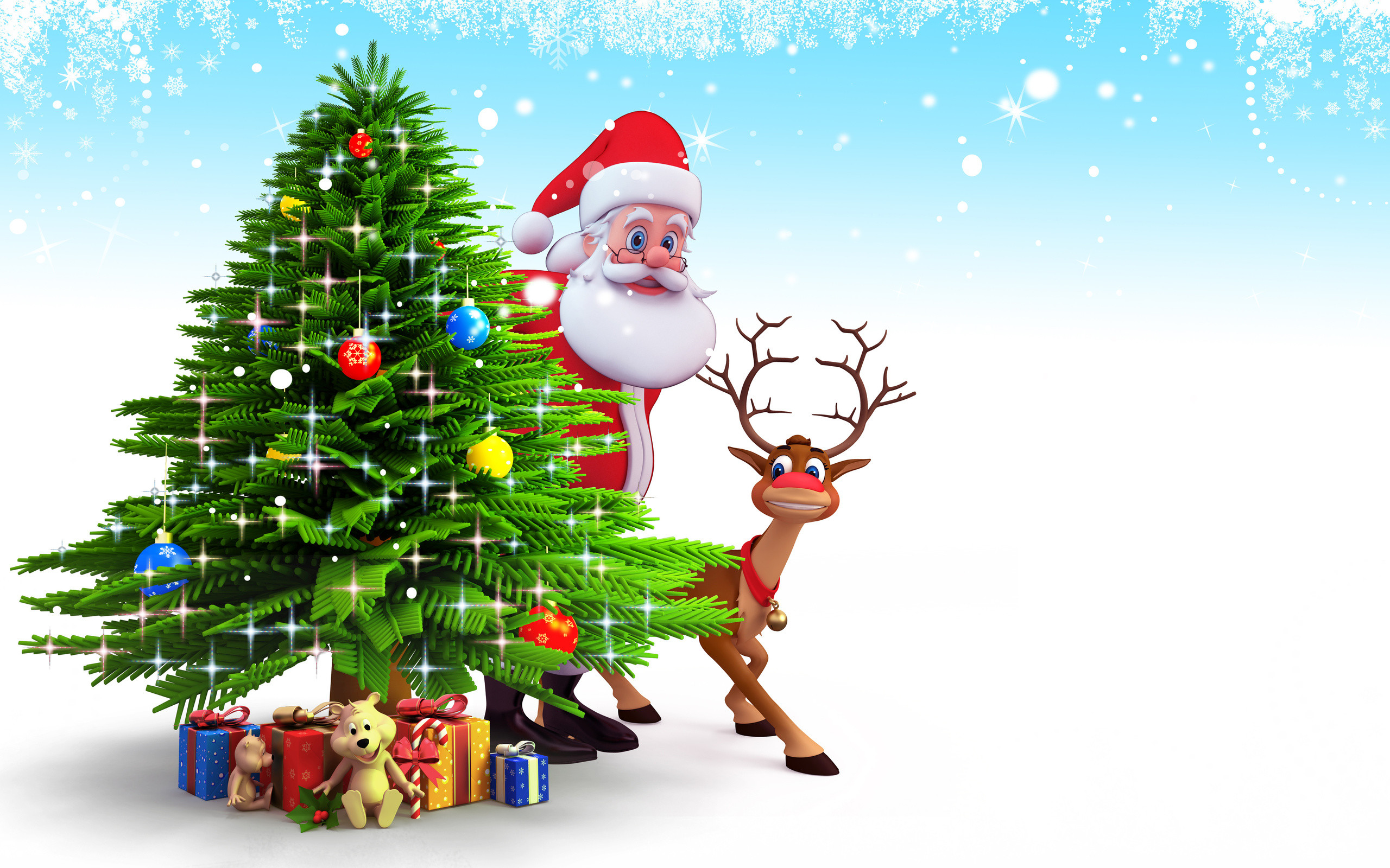 Santa Wallpaper Background Image