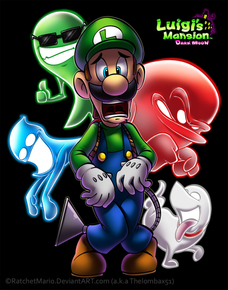 Luigi S Mansion Dark Moon By Ratchetmario