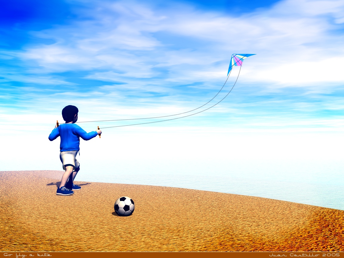 Go Fly A Kite By Rlcwallpaper