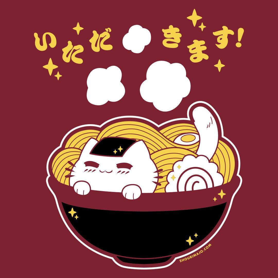 Sassy Kitties Sakura Matsuri Ramen Cat T Shirt Shourimajo