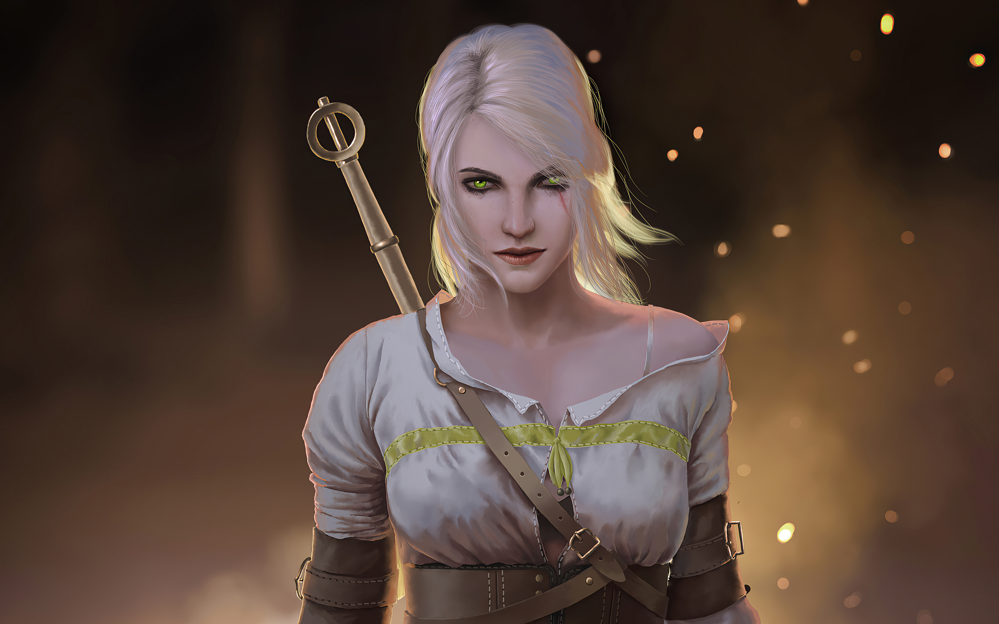 Ciri The Witcher Wild Hunt 4k HD Wallpaper Image Photos And