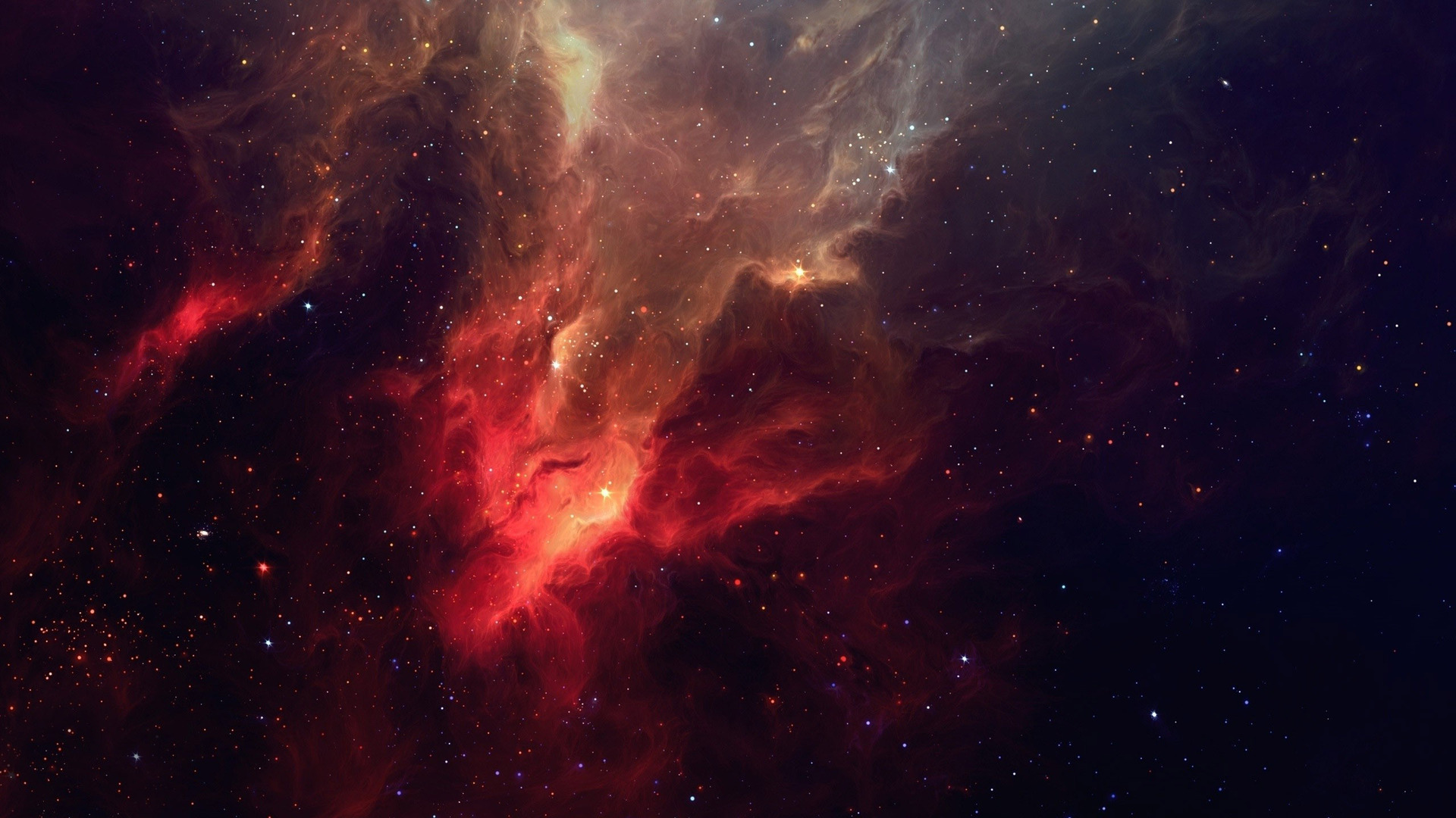 Red nebula Wallpaper 2567