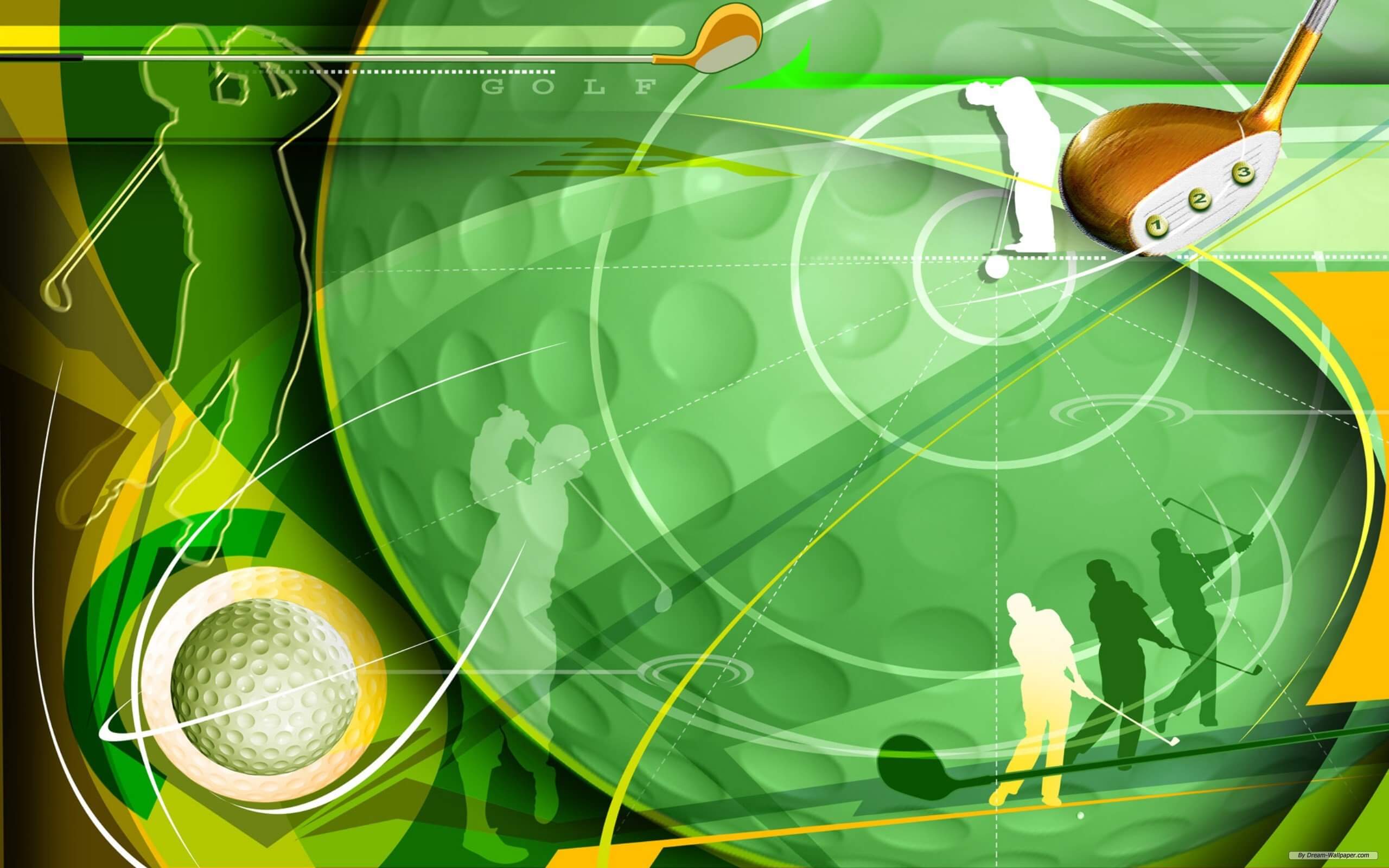 Artistic Green Golf 4k Wallpaper