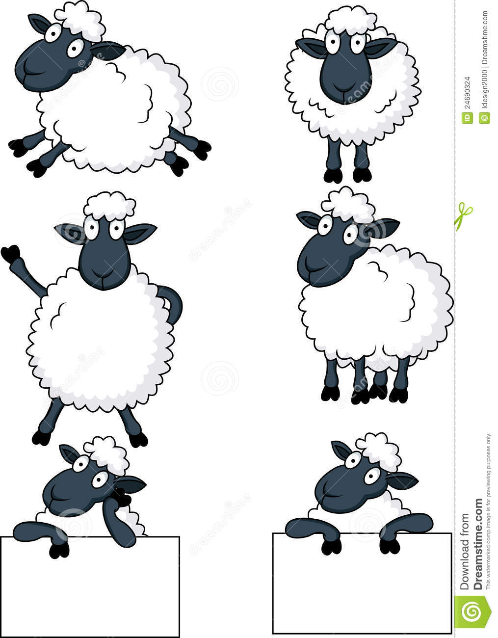 Sheep Cartoon Image