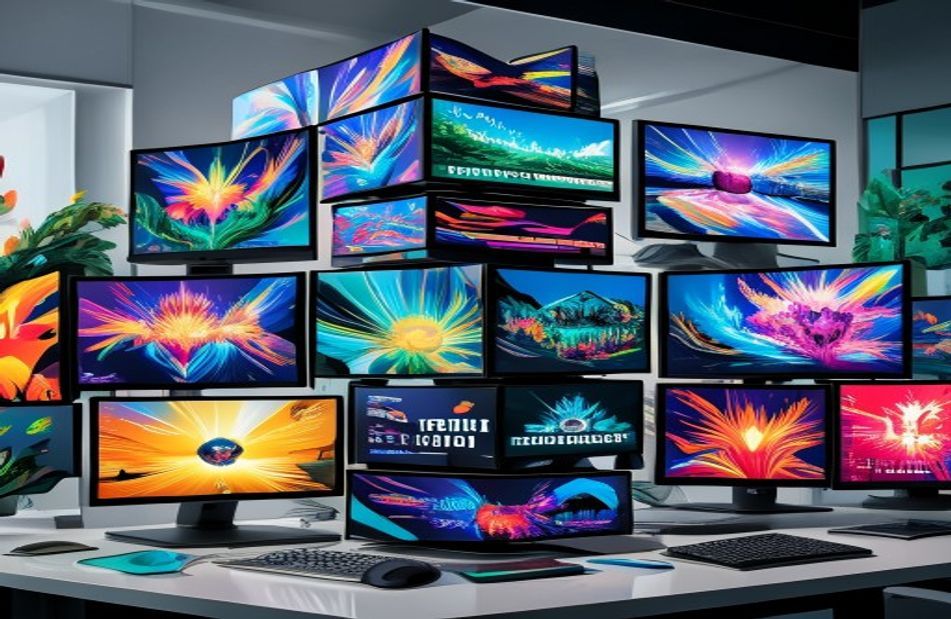 Stacked Monitor Wallpaper