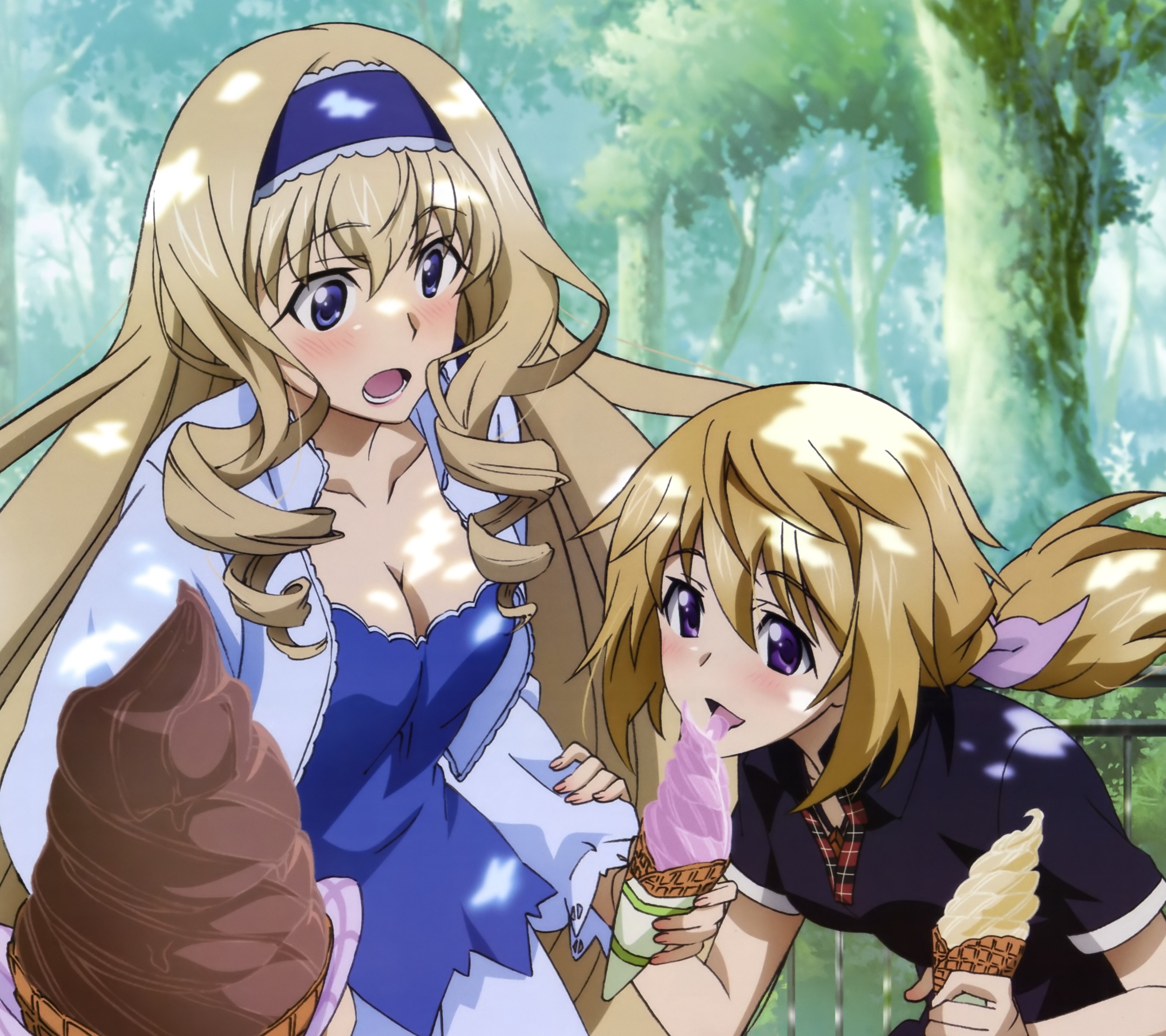 Infinite Stratos Cecilia Alcott Android Wallpaper Charlotte Dunois