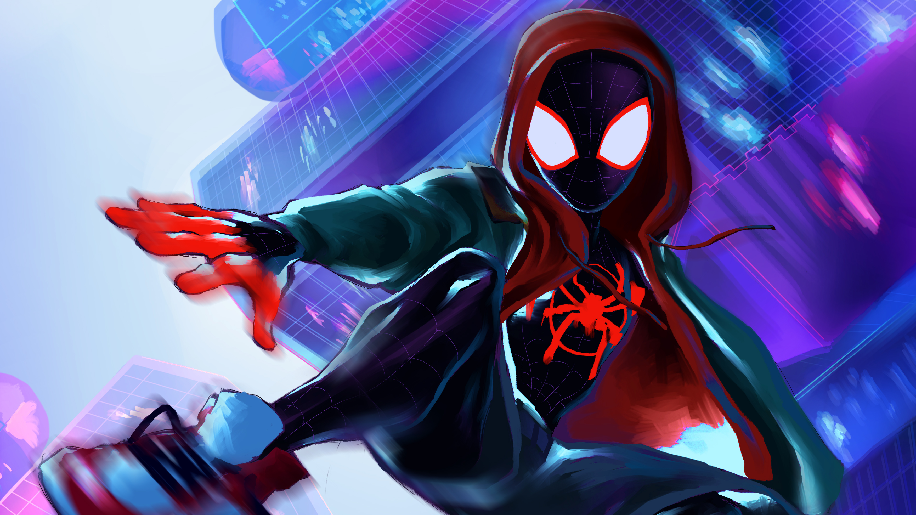 Miles Morales 4k Art Wallpaper HD Superheroes