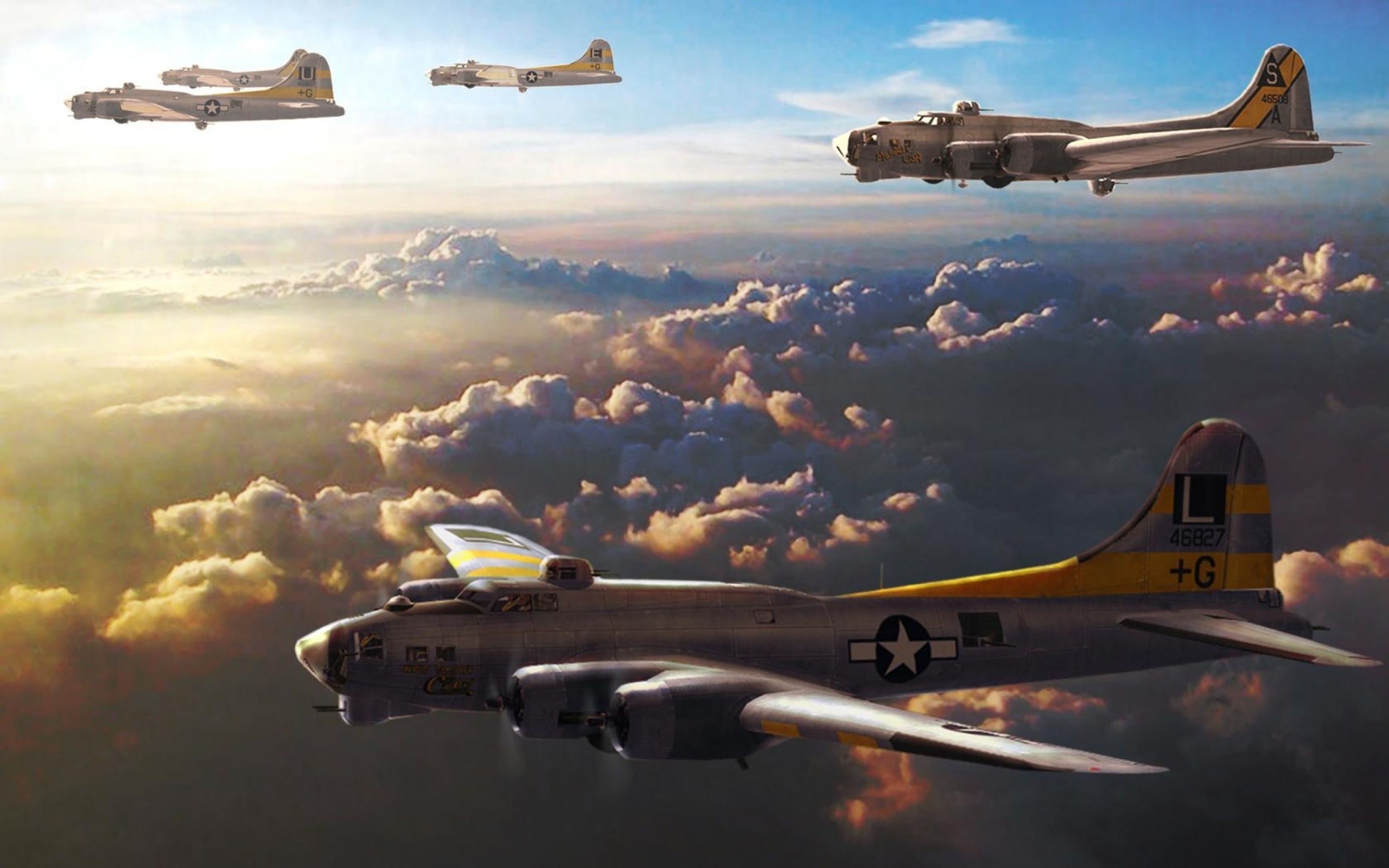 Flying Fortress Wallpaper
