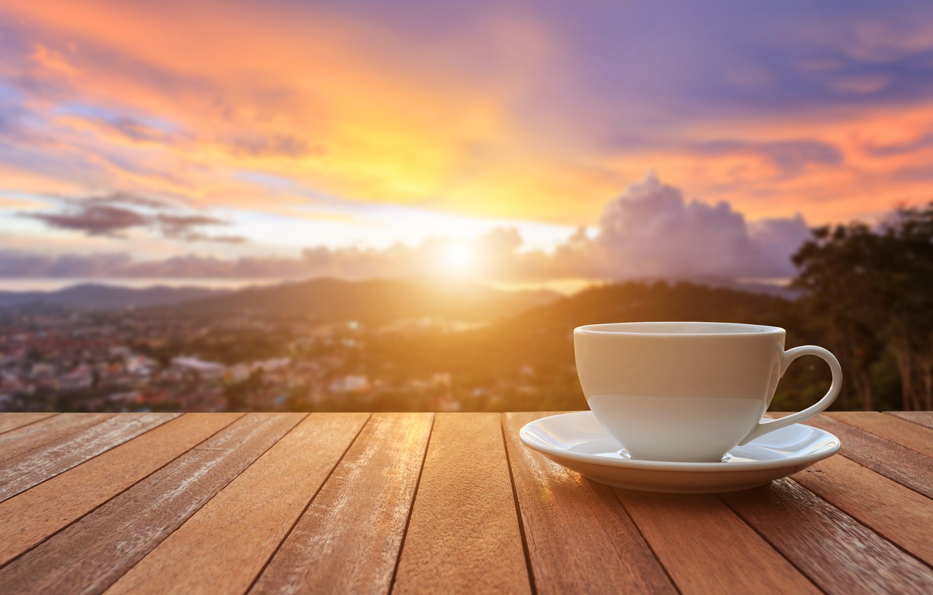 Wallpaper sunrise coffee morning Cup veranda cup sunrise