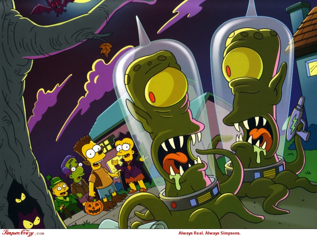 Simpsons Scene Wallpaper Crazy