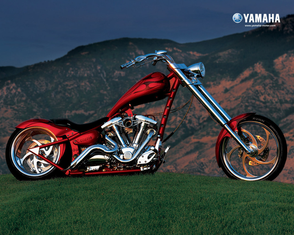 Motorcycles Yamaha Chopper Wallpaper Desktop F
