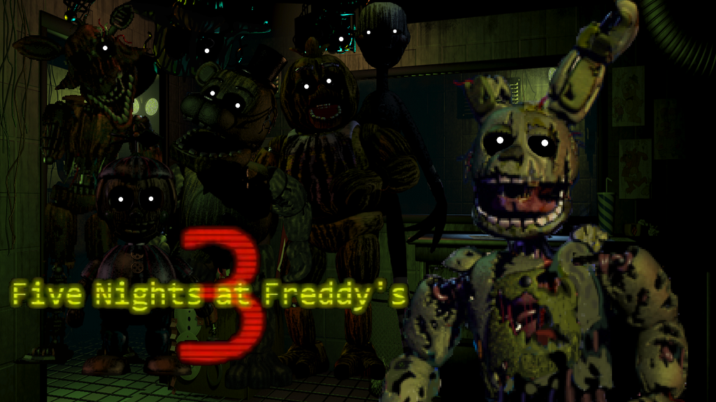 Five Nights At Freddys 3 png download - 1024*1024 - Free