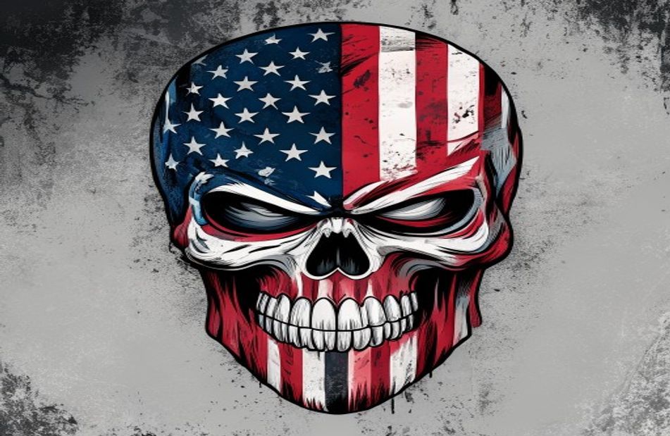 American Flag Punisher Skull Wallpaper