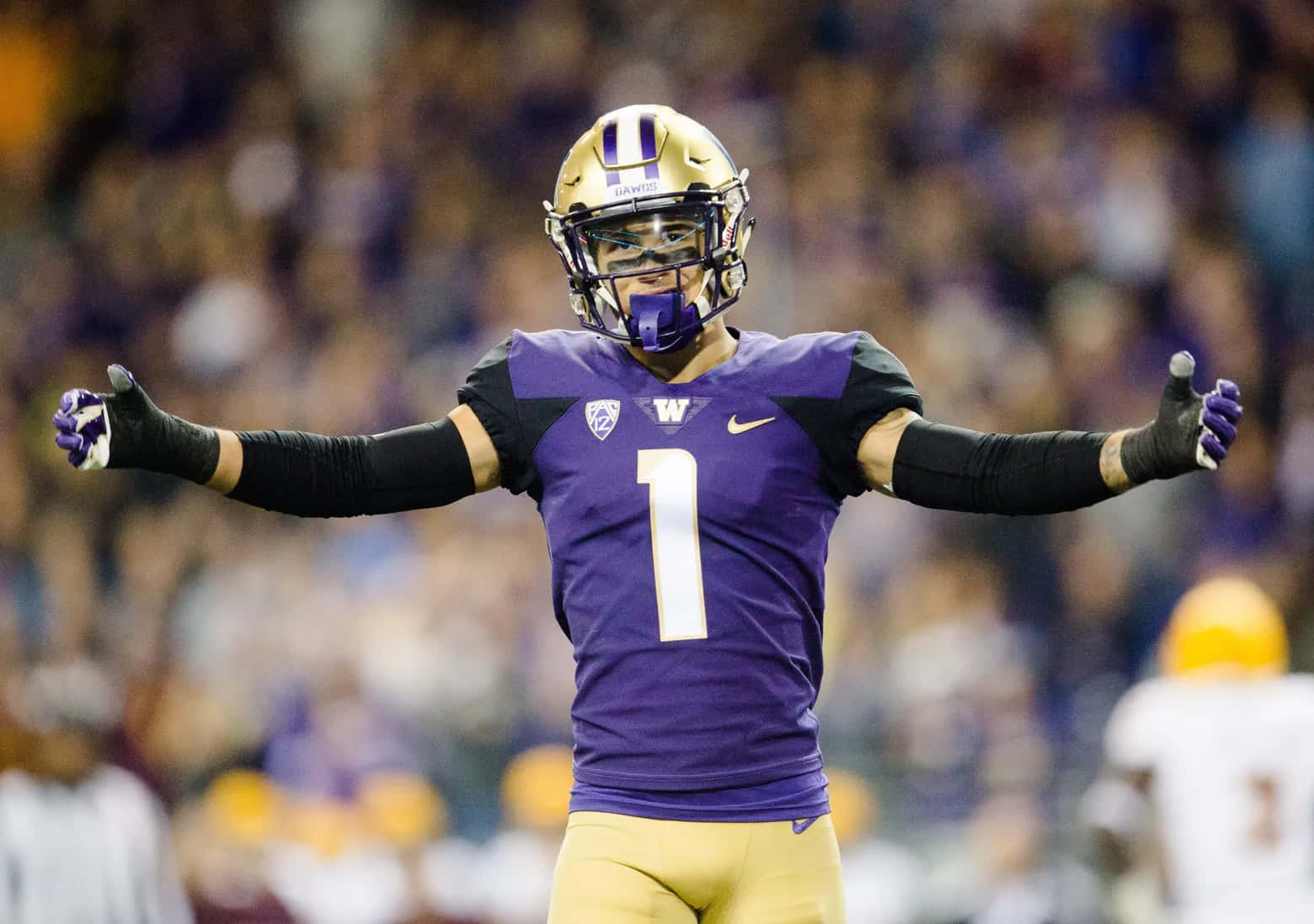 Talented Athlete Byron Murphy In Action During A Game Wallpaper