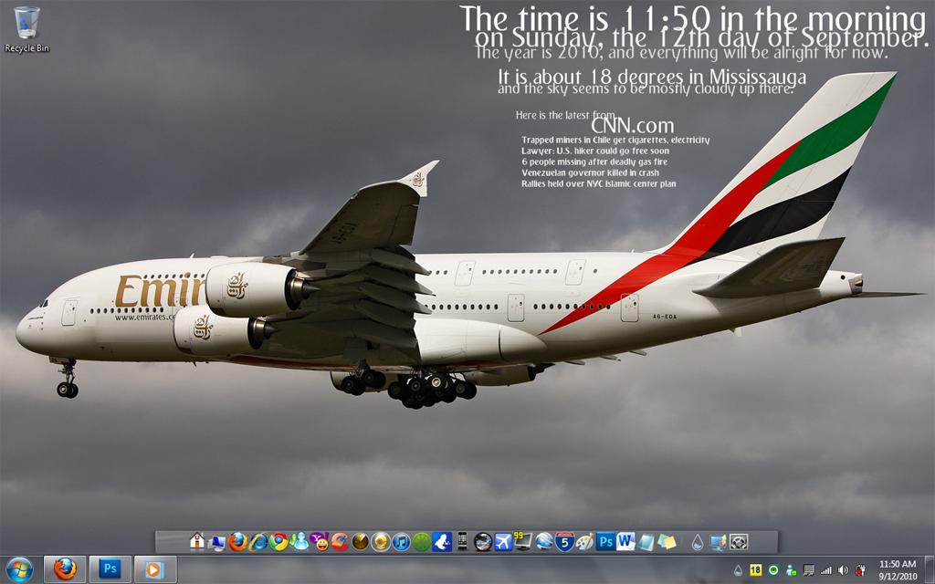 Emirates A380 Wallpaper And A