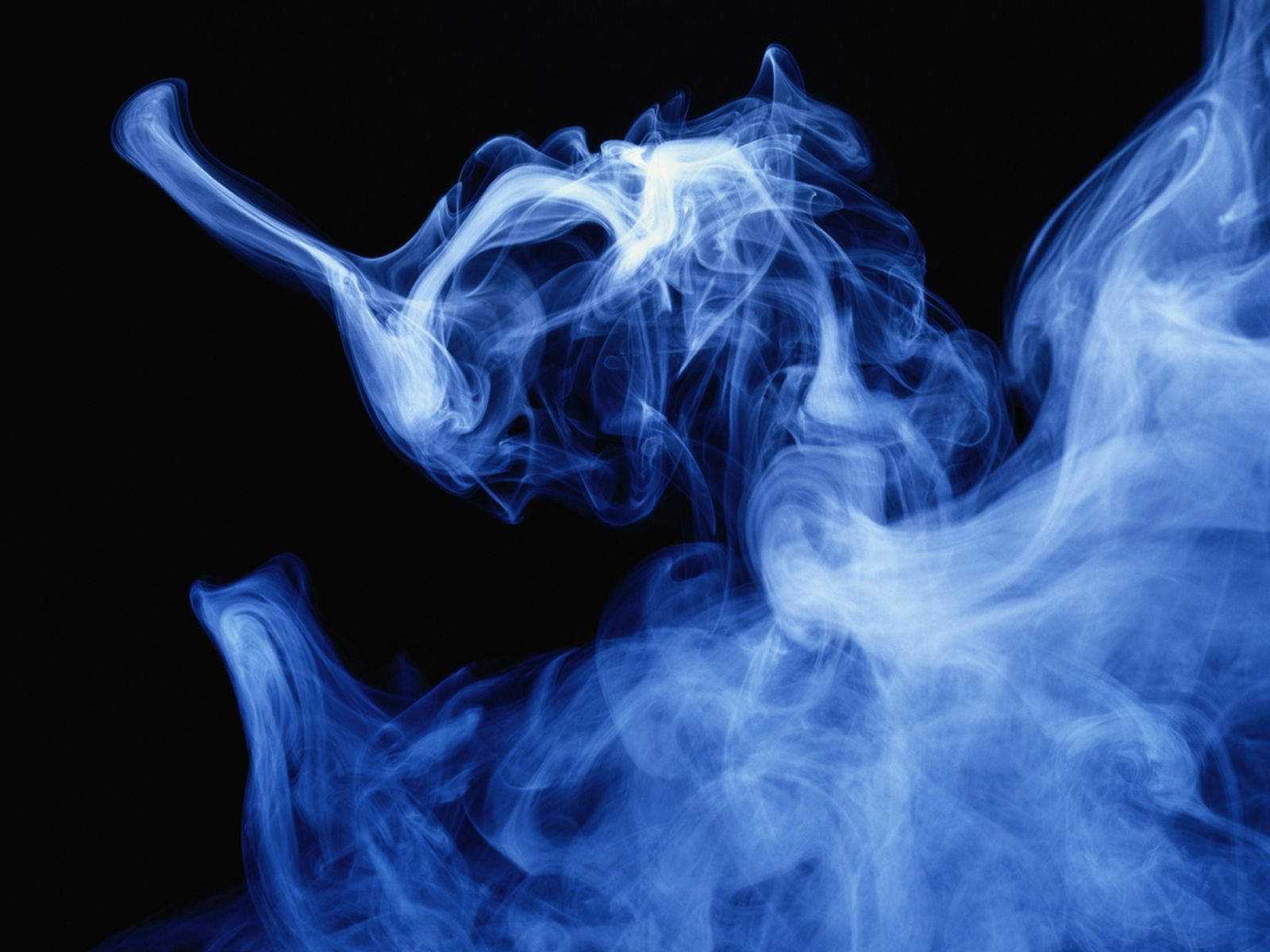 Blue Smoke Wallpaper
