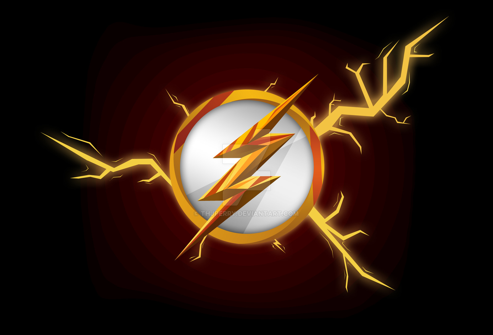 The Flash Emblem Wallpaper By Thjperry