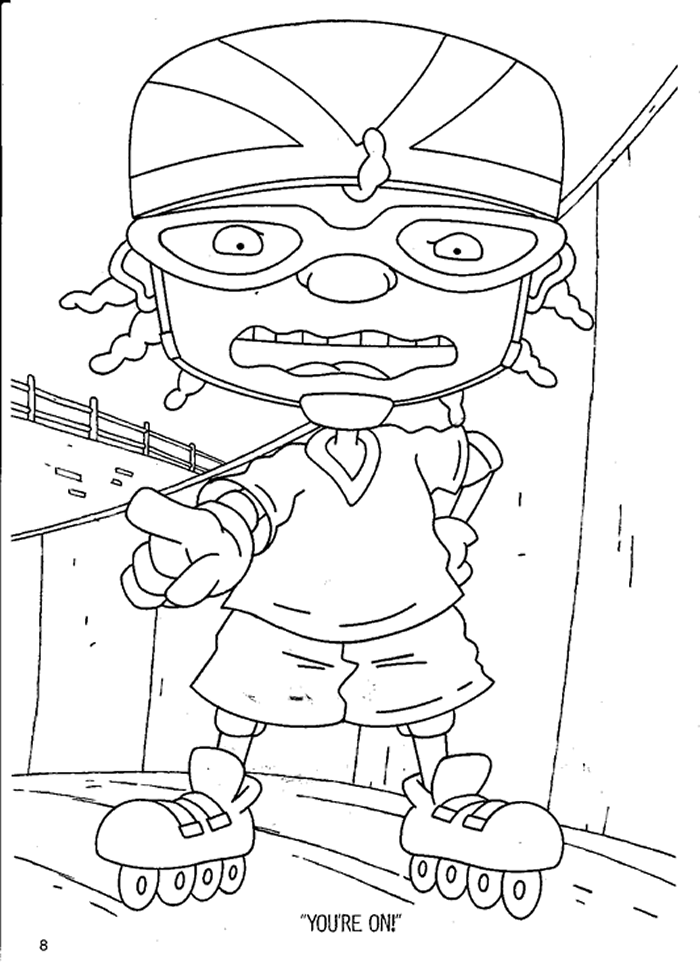 Rocket Power Coloring Picture Wallpaper