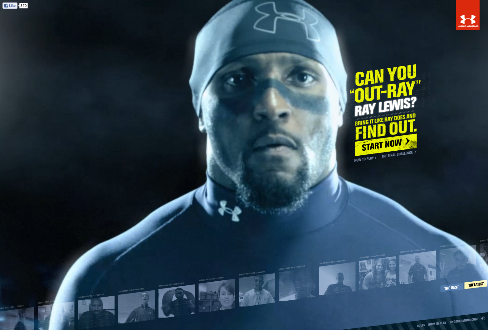 Tool and Under Armour Challenge Fans to Out Ray Ray Lewis at this Year