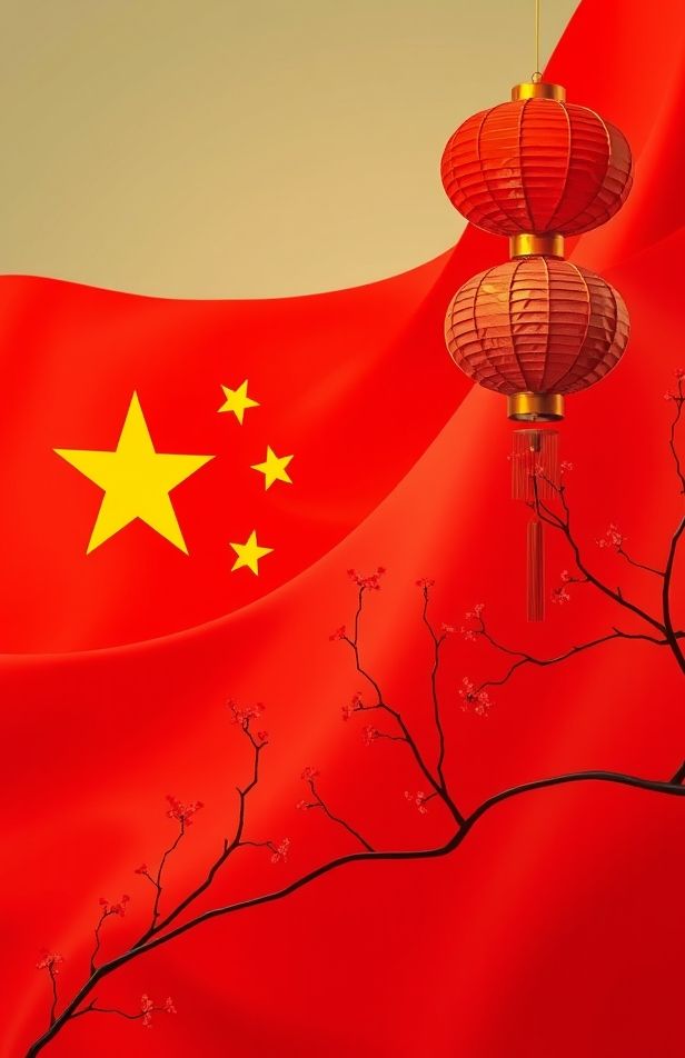 China Flag Wallpaper