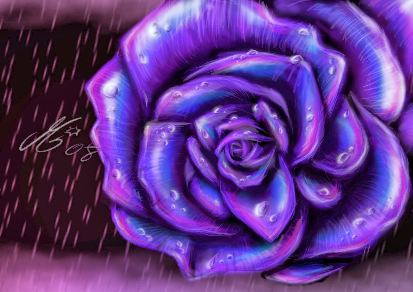 75+ Purple Rose Background on WallpaperSafari