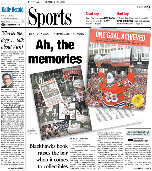 One Goal Achieved Stanley Cup Championship Book Chicago Blackhawks