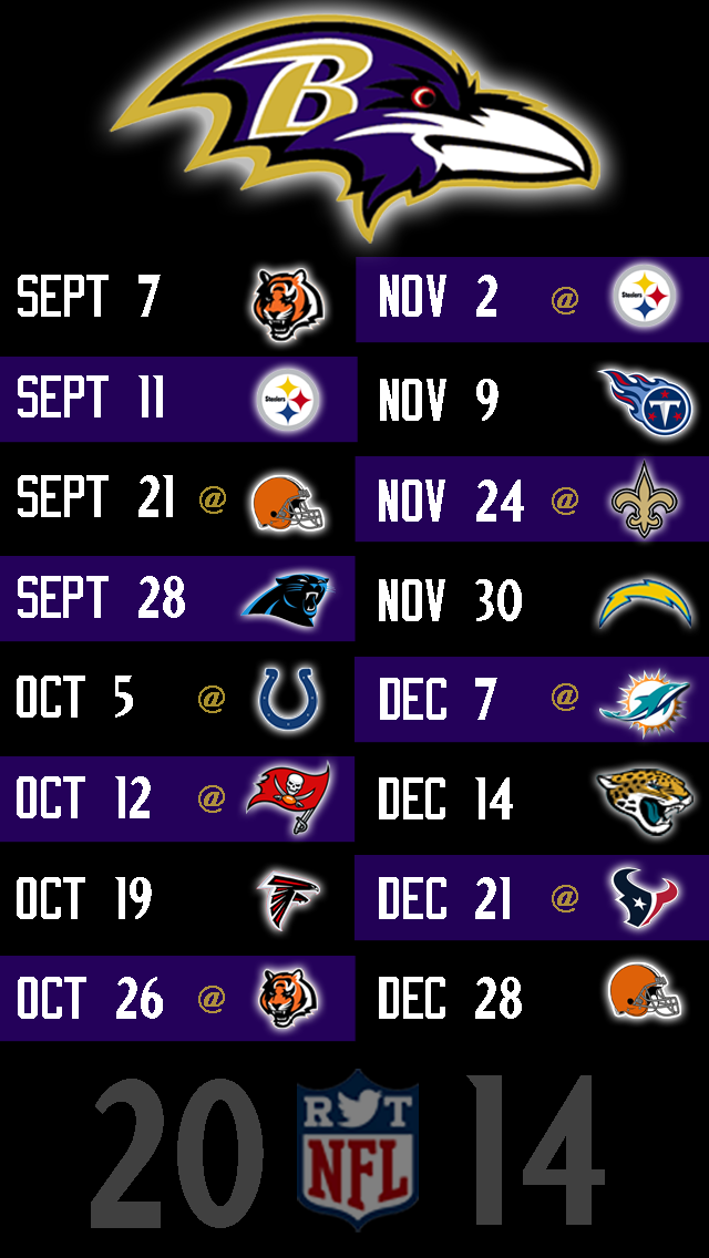 2014 NFL Schedule Wallpapers for iPhone 5   Page 3 of 8   NFLRT