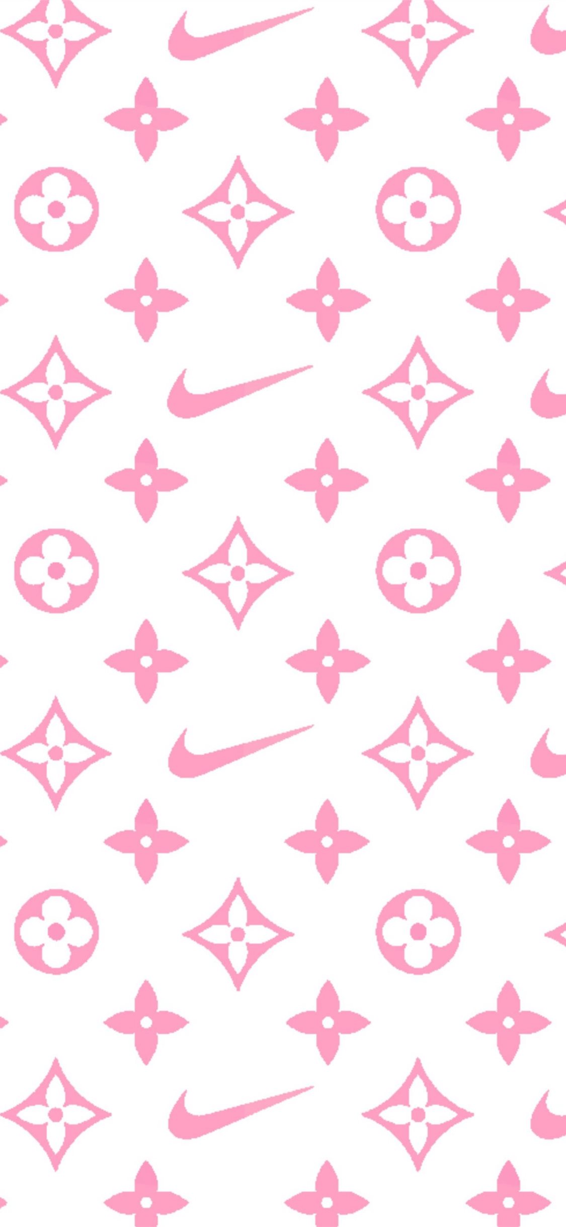Louis Vuitton Logo Wallpaper Pink