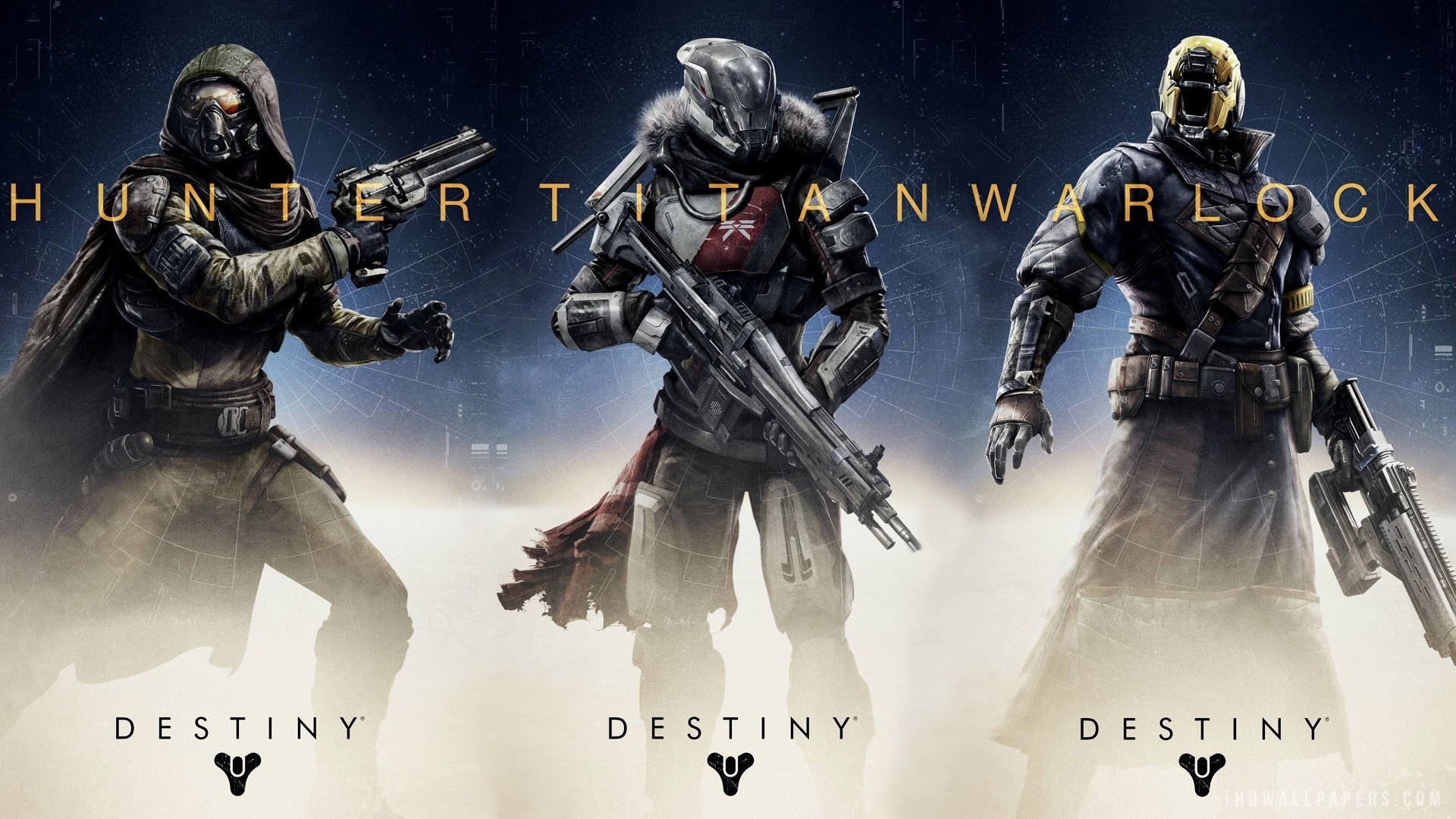 Destiny Hunter Titan Warlock wallpaper
