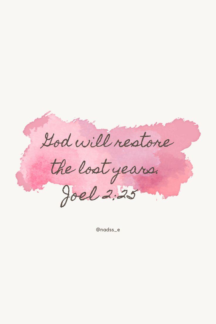 Joel Bible Verse Painting Restoration Scriptures