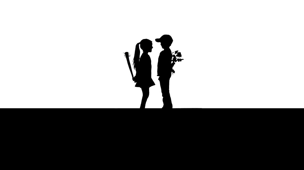 Love Silhouette Wallpaper 1217x680 Love Silhouette Couple