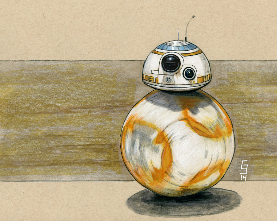 The Force Awakens Bb Sketch By Geekincognito
