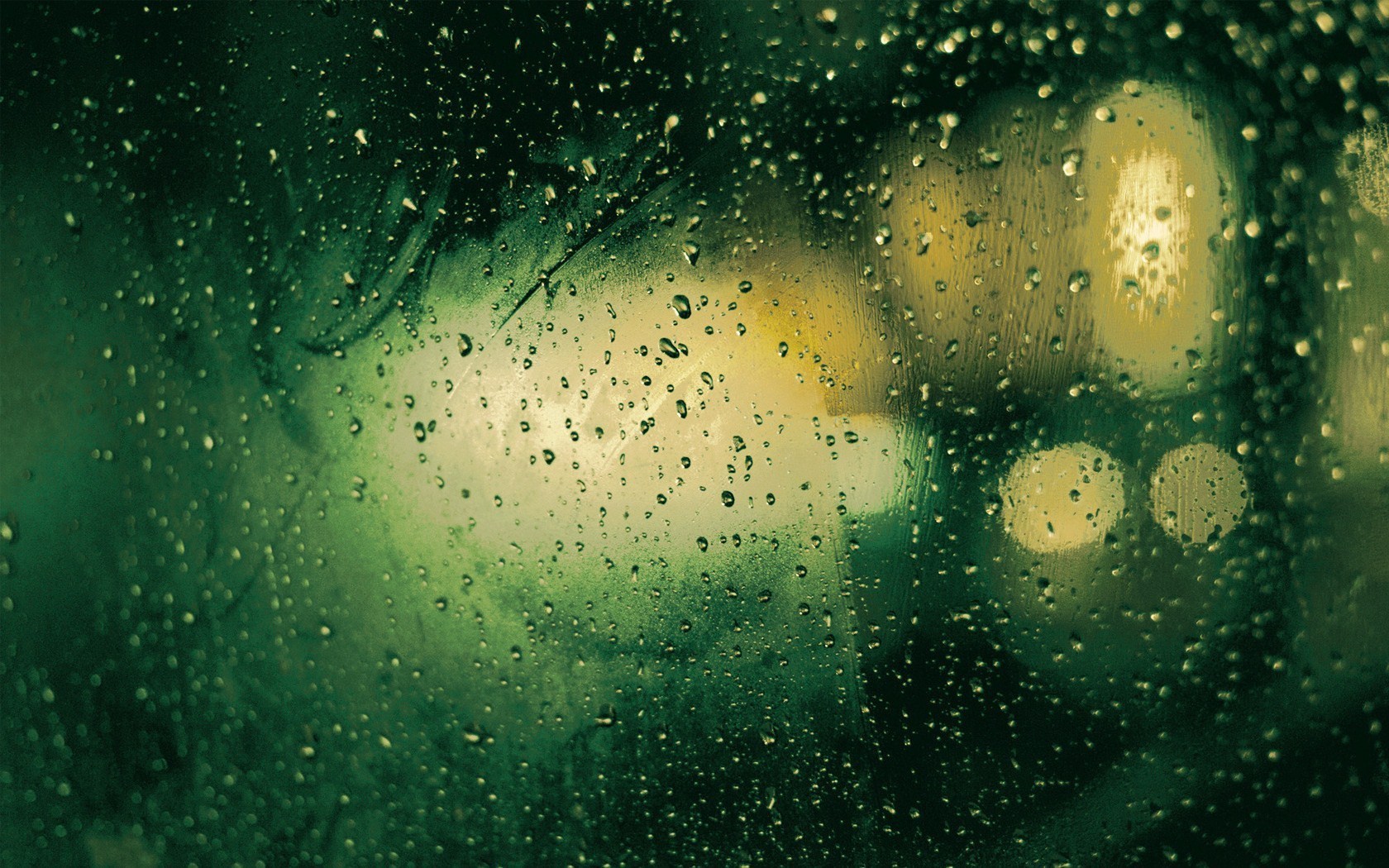 Window Rain Drops HD Wallpaper