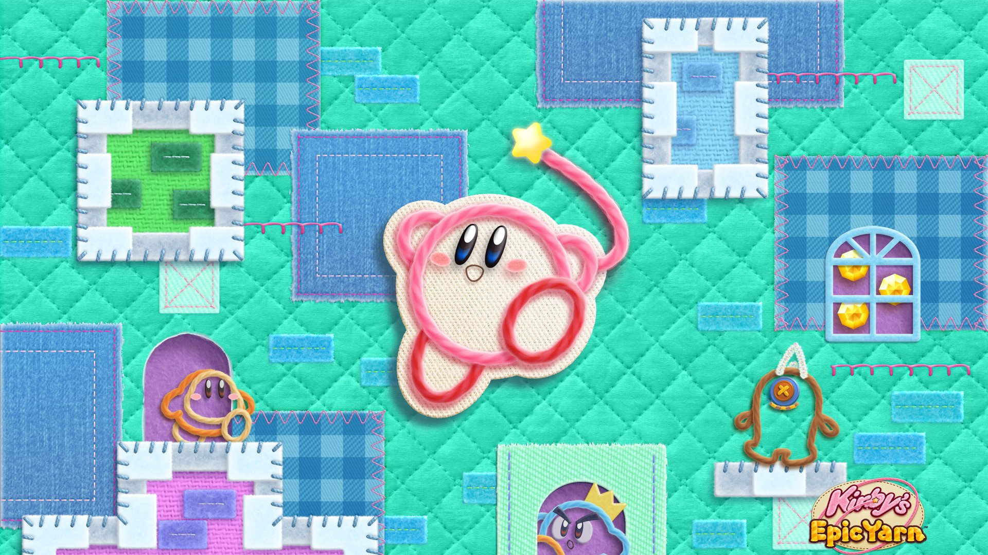 Kirby S Epic Yarn HD Wallpaper Background Image