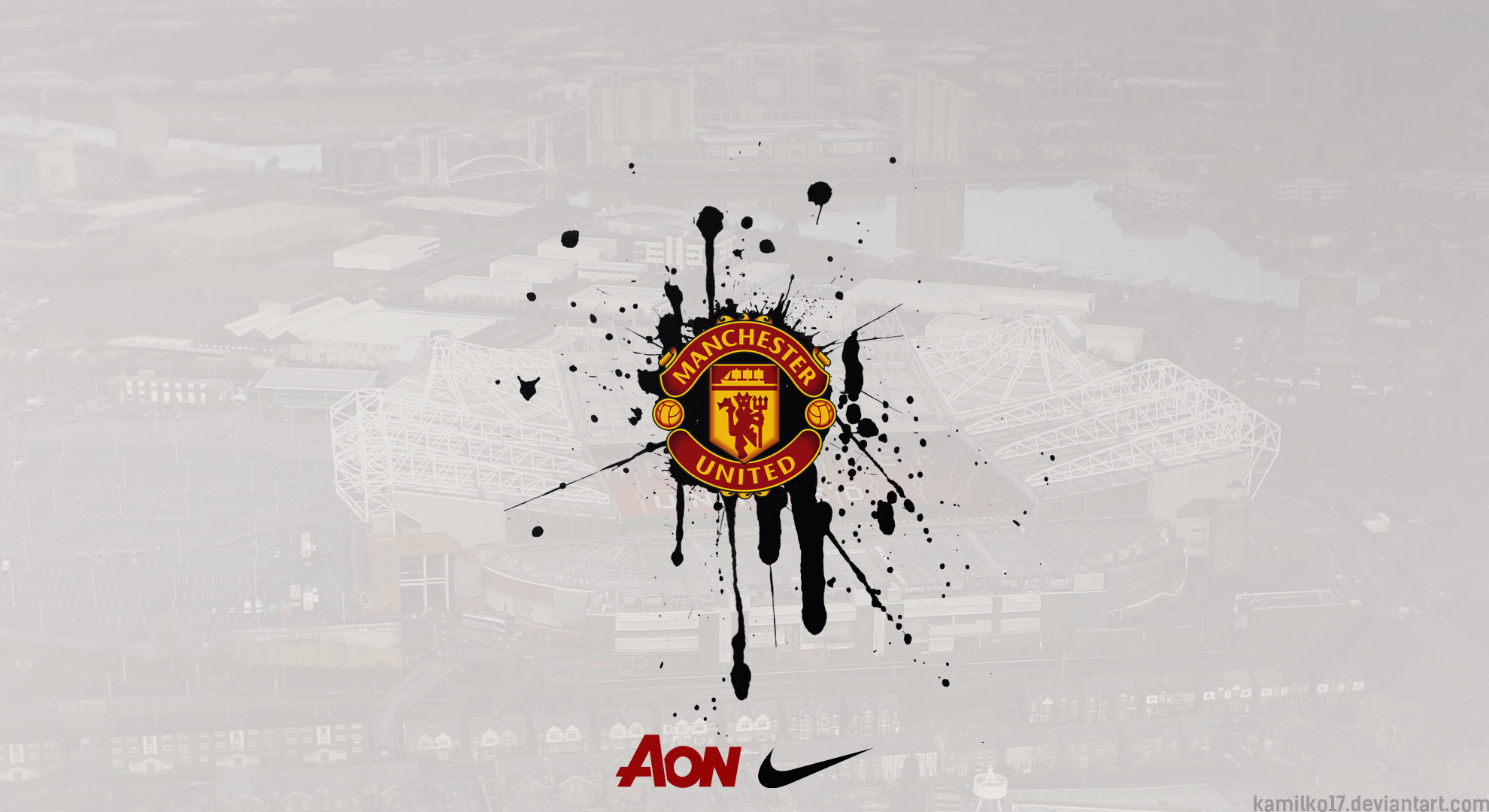 Manchester United Wallpaper Logo With Resolution
