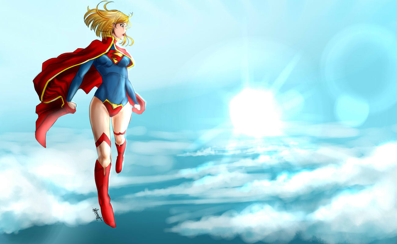 Supergirl Cbs Flash Wallpaper