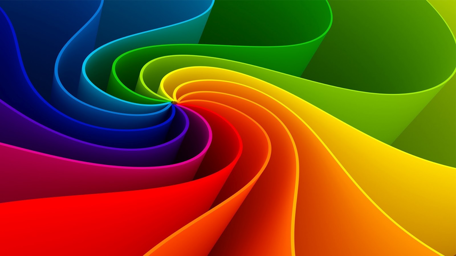 Rainbow Vortex Vivid Colors HD Wallpaper Epic Desktop Background