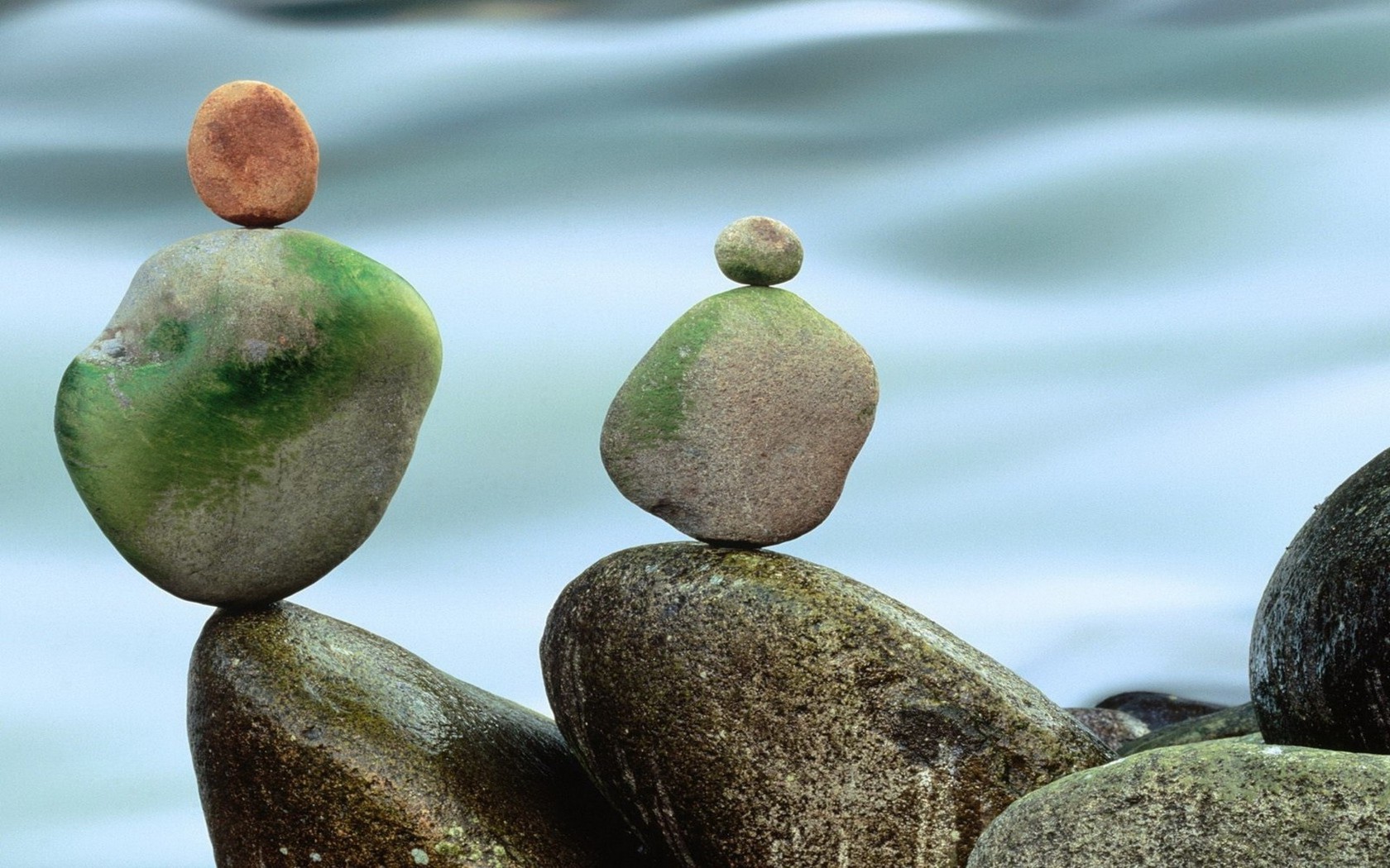 Balanced Pebbles Wallpaper